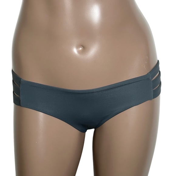 Vitamin A Emilia Triple Side Split Detail Hipster Bikini Swim Bottom - Picture 2 of 6